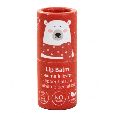 Balsam de buze vegan, zero plastic, Merry, Editie Limitata de Craciun, Beauty Made Easy, 5.5 g