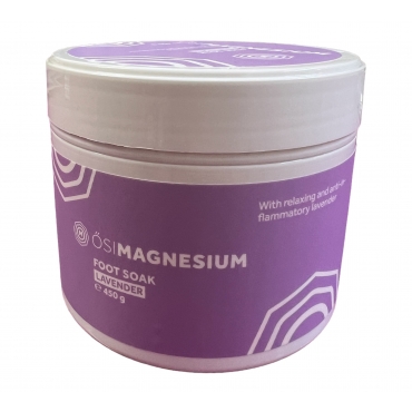 Fulgi de magneziu si lavanda pentru baia relaxanta a picioarelor inflamate, Osimagnesium, 450 g