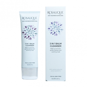 Balsam Cleanser 3 in 1 , anti-roseata, rozacee, cuperculoza, eczeme, pt toate tipurile de ten, Rosalique, 100 ml